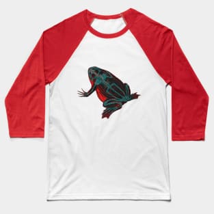 Skeleton Frog Interactive Red&Blue Filter Baseball T-Shirt